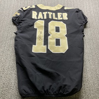 NFL - Saints Spencer Rattler Signed Authentic Jersey Size 44