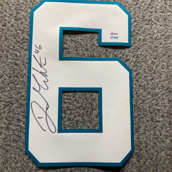 NFL - Jaguars Ross Matiscik Signed Jersey Number