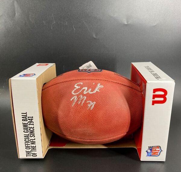 NFL - Saints Erik McCoy Signed Authentic Football