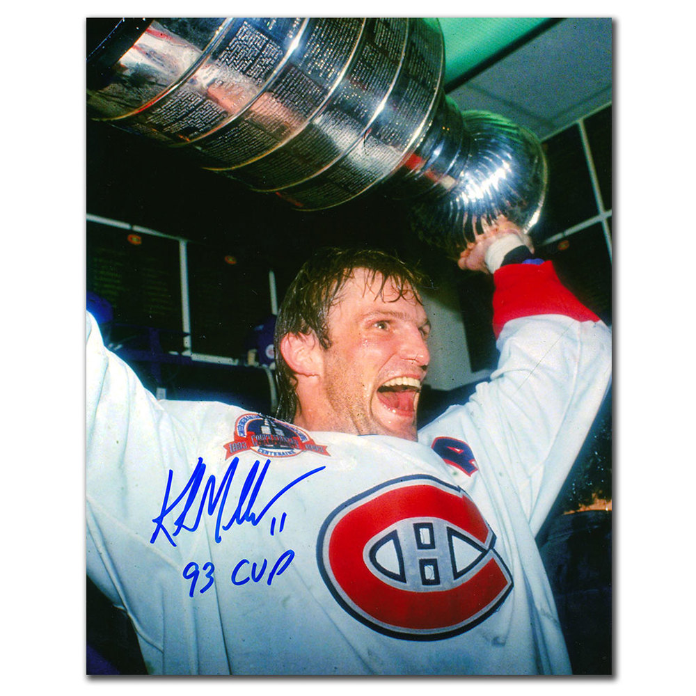 Kirk Muller Montreal Canadiens 1993 Cup Autographed 8x10