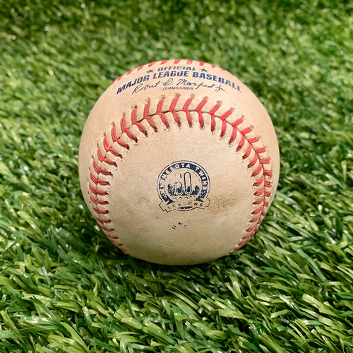 Minnesota Twins: 2020 Game-used baseball - P: Shane Bieber, H: Byron Buxton, 7th Homerun, Bottom 2 - 9/11/2020 vs Cleveland Indians.
