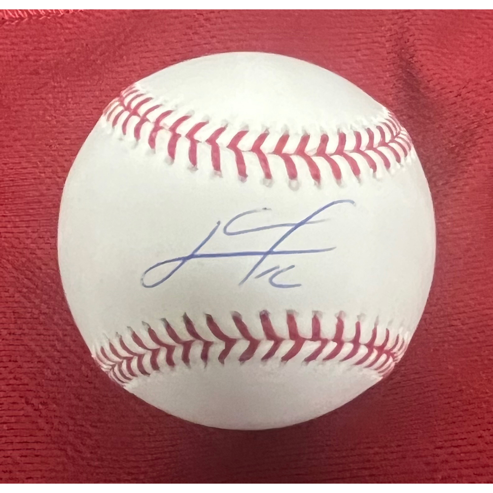 Lourdes Gurriel Jr Autographed 2023 World Series Baseball