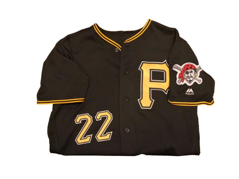 22 Andrew McCutchen Game-Used Black Alternate Jersey - Worn on 4 