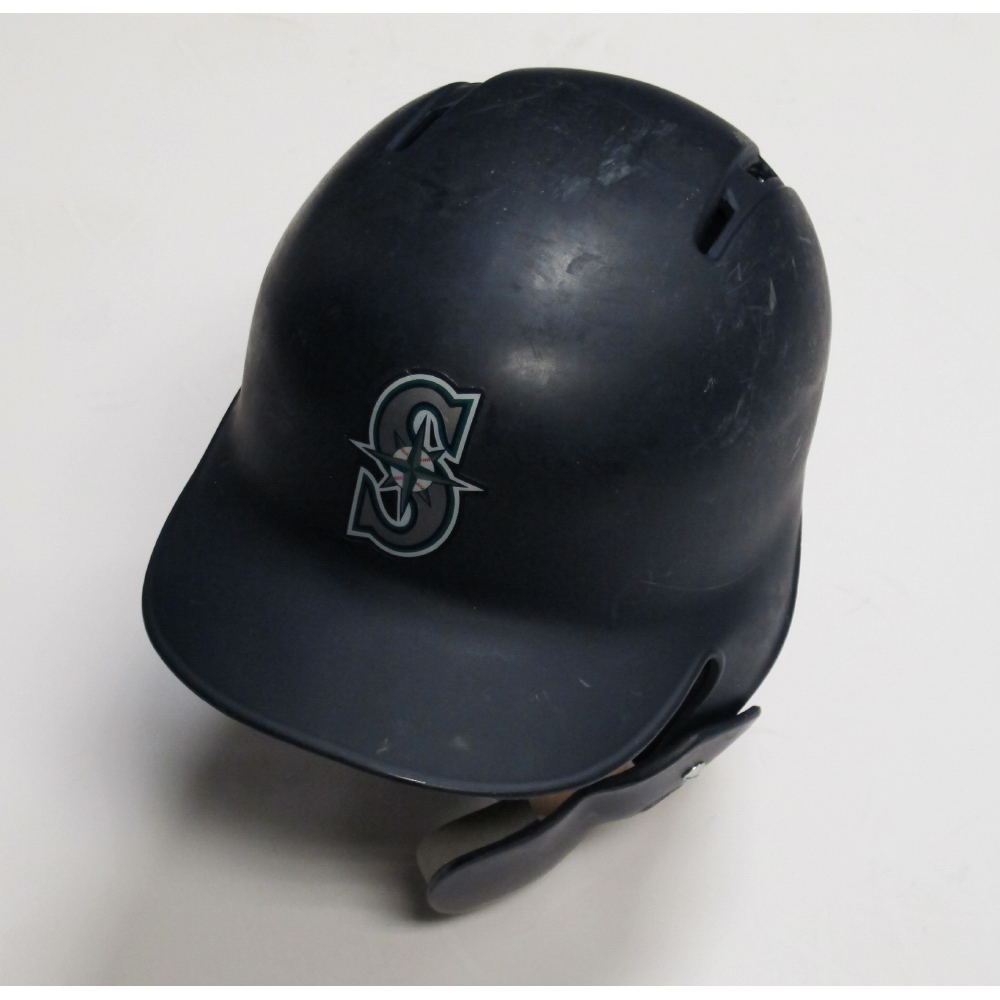 2018 TeamIssued Navy Batting Helmet Ryon Healy Seattle Mariners