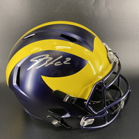 NFL - Michigan Blake Corum Signed Replica Speed Helmet