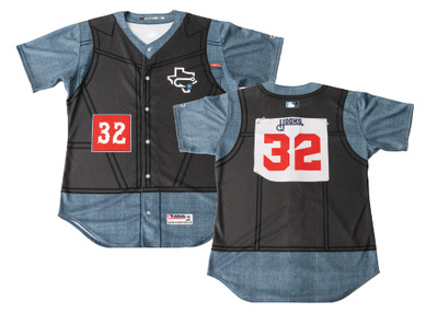 #35 Jackson Nezuh - Hooks Rodeo Game Worn Jersey