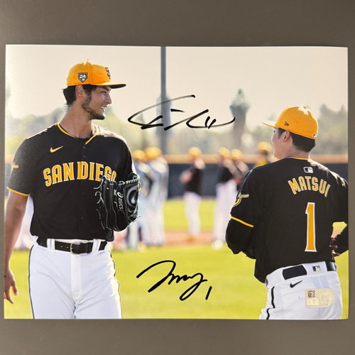 Yu Darvish 2023 Autographed & Team-Issued Road Alternate Tan