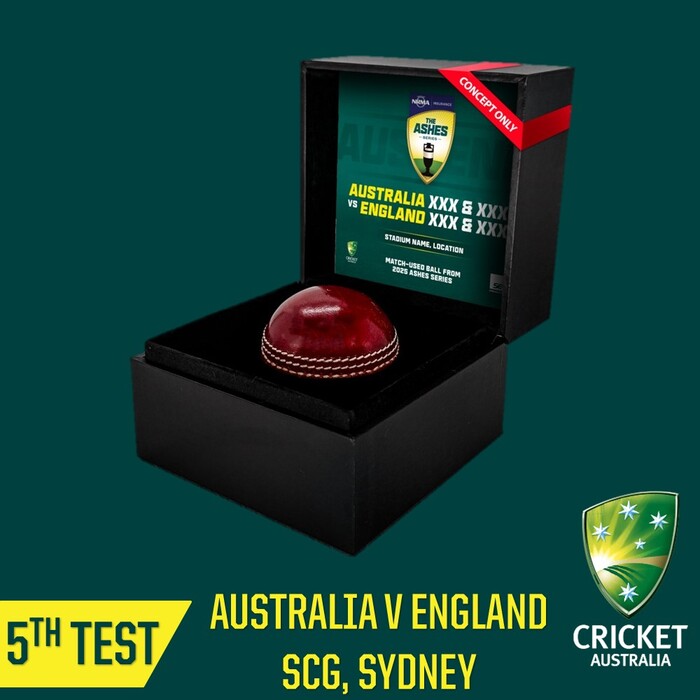 Photo of Australia v England Ashes 5th Test Match-Used Ball