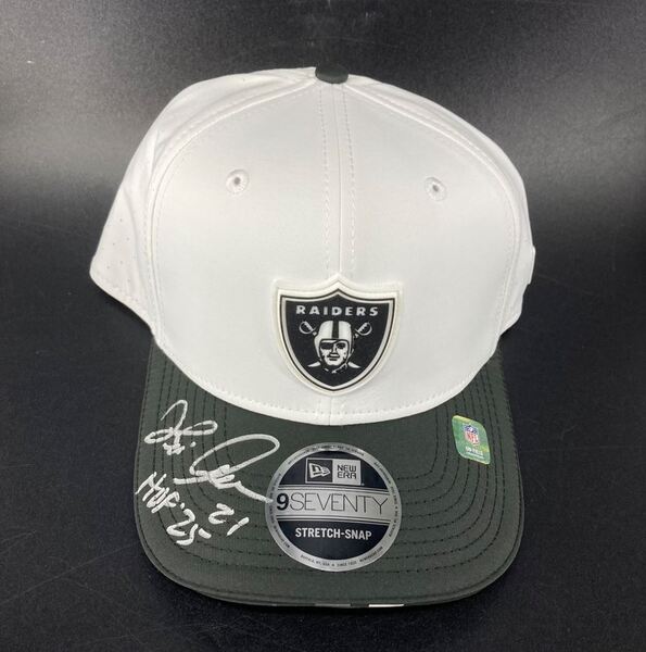 HOF - Raiders Eric Allen Signed Hat