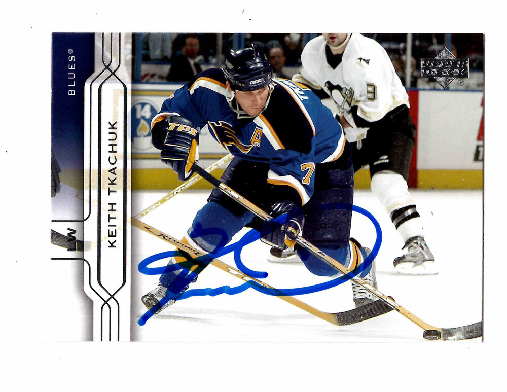 Keith Tkachuk Autographed 2004 UDA #152 Hockey Card