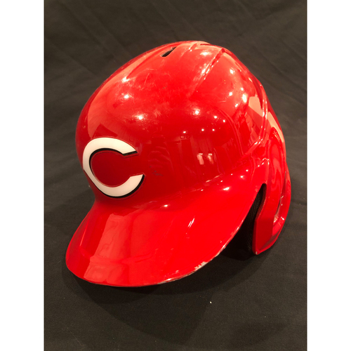 Photo of Matt Davidson -- 2020 Game-Used Helmet -- Worn for Reds Opening Day on July 24 vs. Tigers -- Helmet Scheduled to Arrive Prior to Dec 24