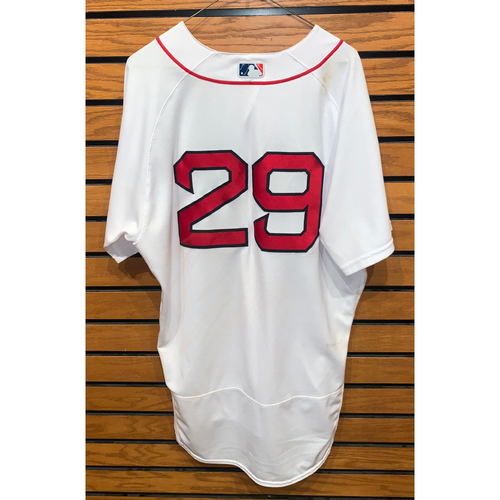 Bobby Dalbec May 13, 2021 Game Used Home Jersey - 2 for 4, Home Run (3rd of the season)