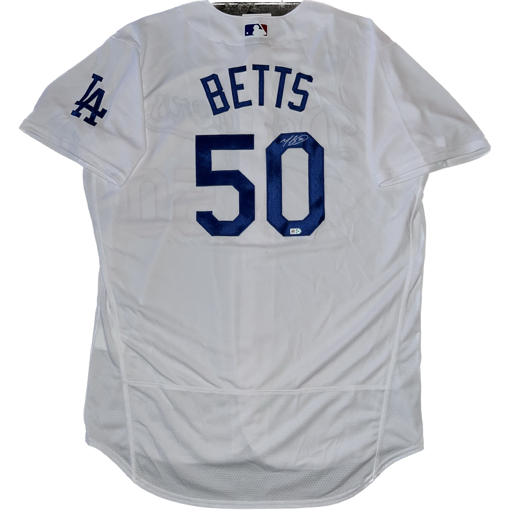 Mookie Betts Authentic Autographed Los Angeles Dodgers Jersey Los