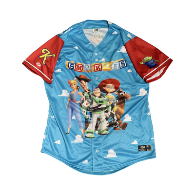 Nolan Clenney Game Worn Toy Story Jersey #25 Size XL