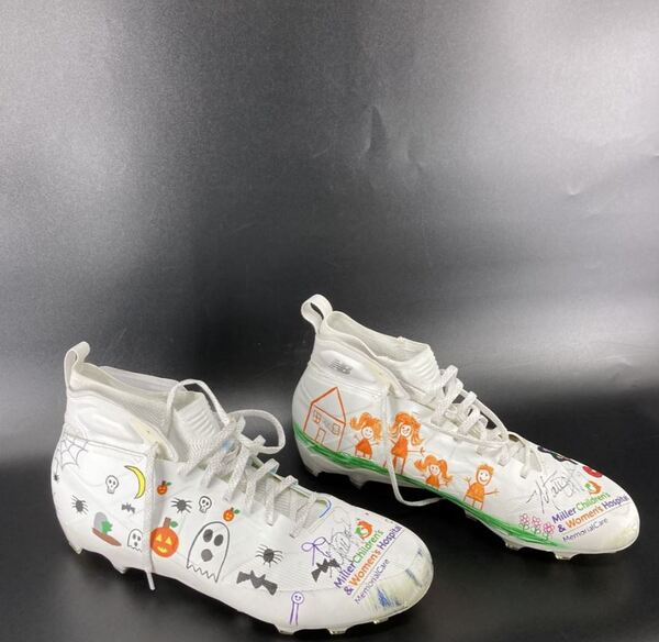 MCMC - Rams Matthew Stafford Signed Game Worn Custom Cleats (2025 Season...