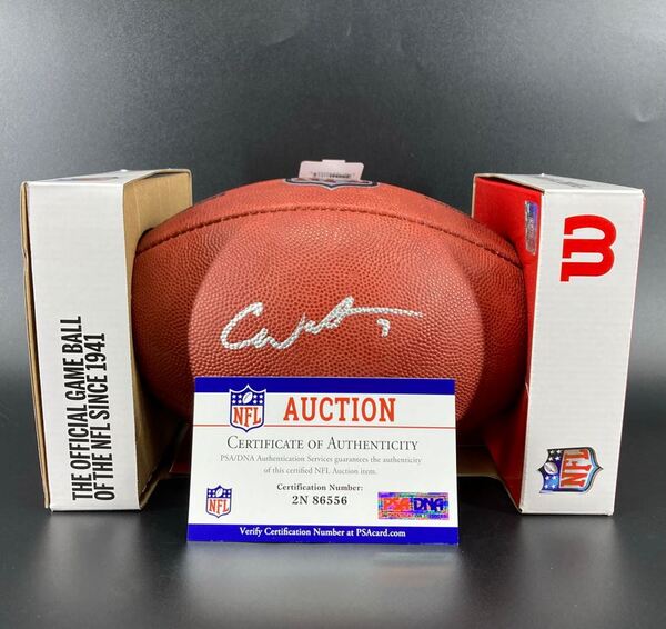 NFL - Packers Christian Watson signed authentic football