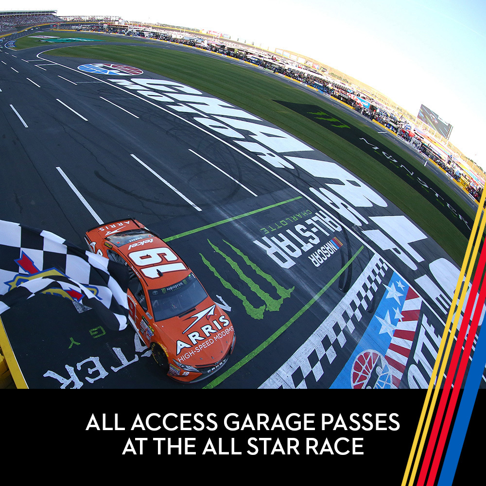 All Access Garage Passes at the All-Star Race!