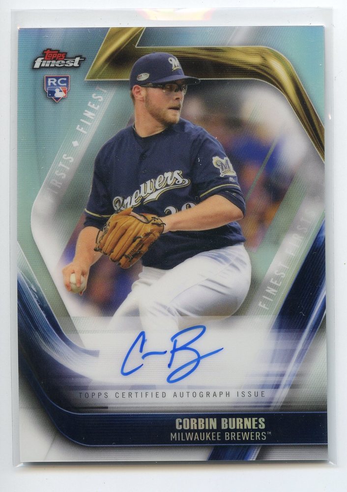 2019 Finest Firsts Autographs #FFACB Corbin Burnes