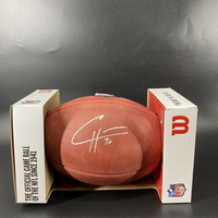 NFL - Vikings CJ Ham Signed Authentic Football
