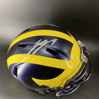 NFL - Michigan JJ McCarthy Signed Replica Speed Helmet