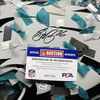 Eagles - Saquon Barkley Signed 3D Metal Wall Art (26x18) With On-Field Super Bowl LIX Confetti