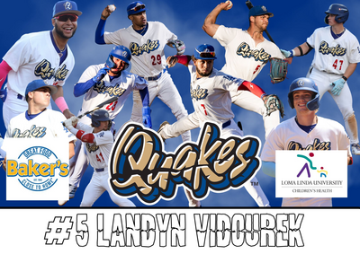 White Home Jersey #5 Landyn Vidourek - Size 48