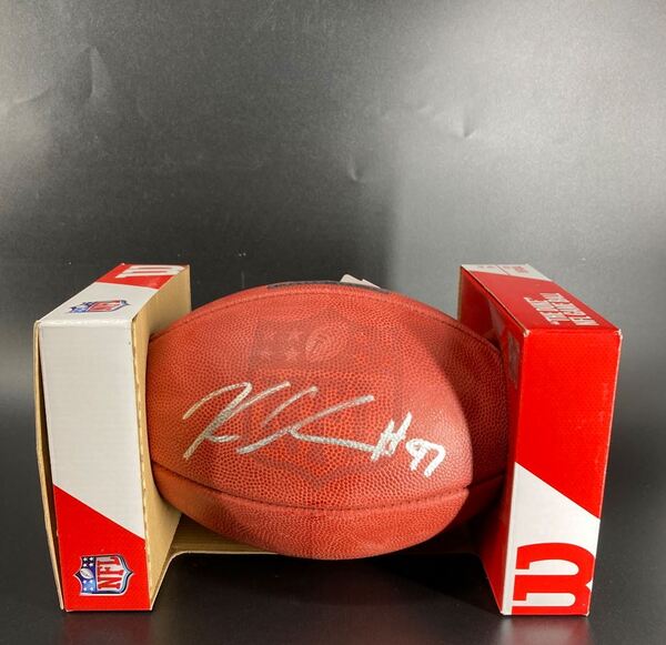 NFL - Packers Kenny Clark Signed Authentic Football with Pro Bowl Logo