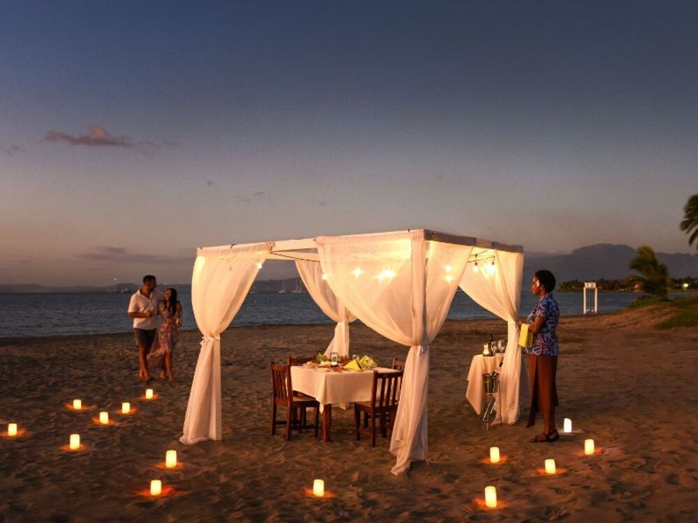 Dinner by the Ocean at Hilton Fiji Beach Resort & Spa