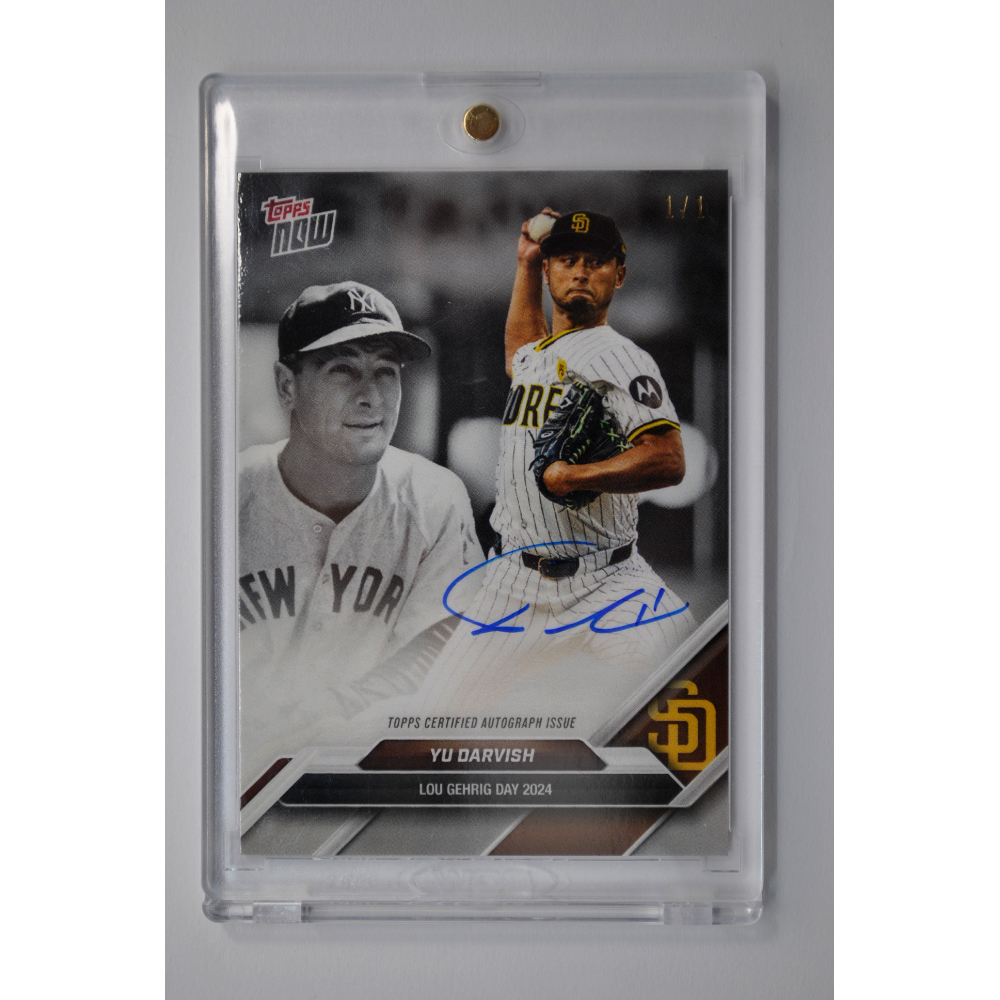 1円スタート☆直筆サイン☆ダルビッシュ有☆2012 Yu Darvish Topps