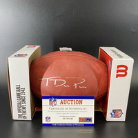 NFL - 49ers Tyrion Davis-Price Signed Authentic Football