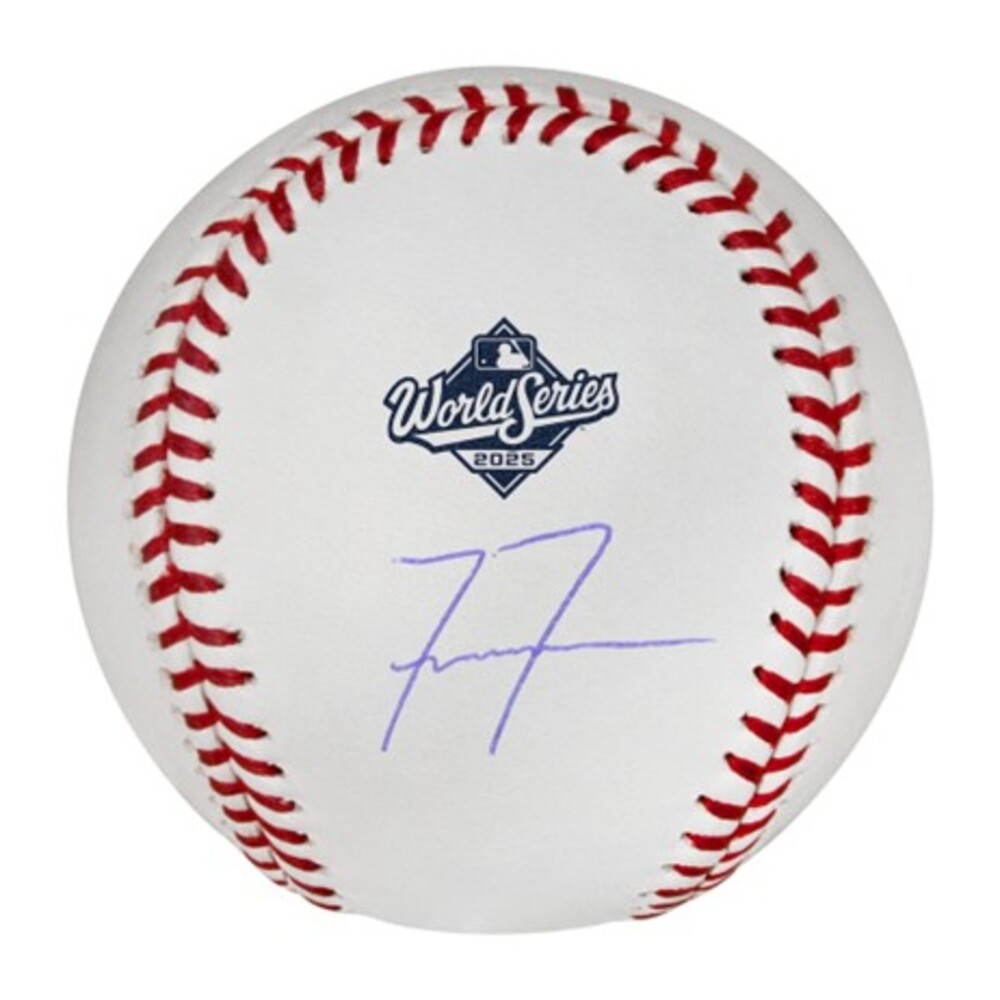 Freddie Freeman Autographed 2025 World Series Logo Baseball | MLB