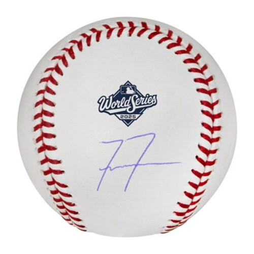 Freddie Freeman Autographed 2024 WS Logo Baseball | MLB Auctions
