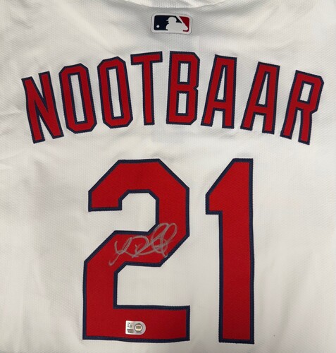 Lars Nootbaar Autographed Cardinals Authentic Jersey | MLB Auctions