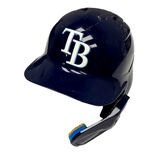 Photo of Game Used TB Helmet: Junior Caminero - HR, 3 R, H, 2 RBI - June 1, 2026 v DET