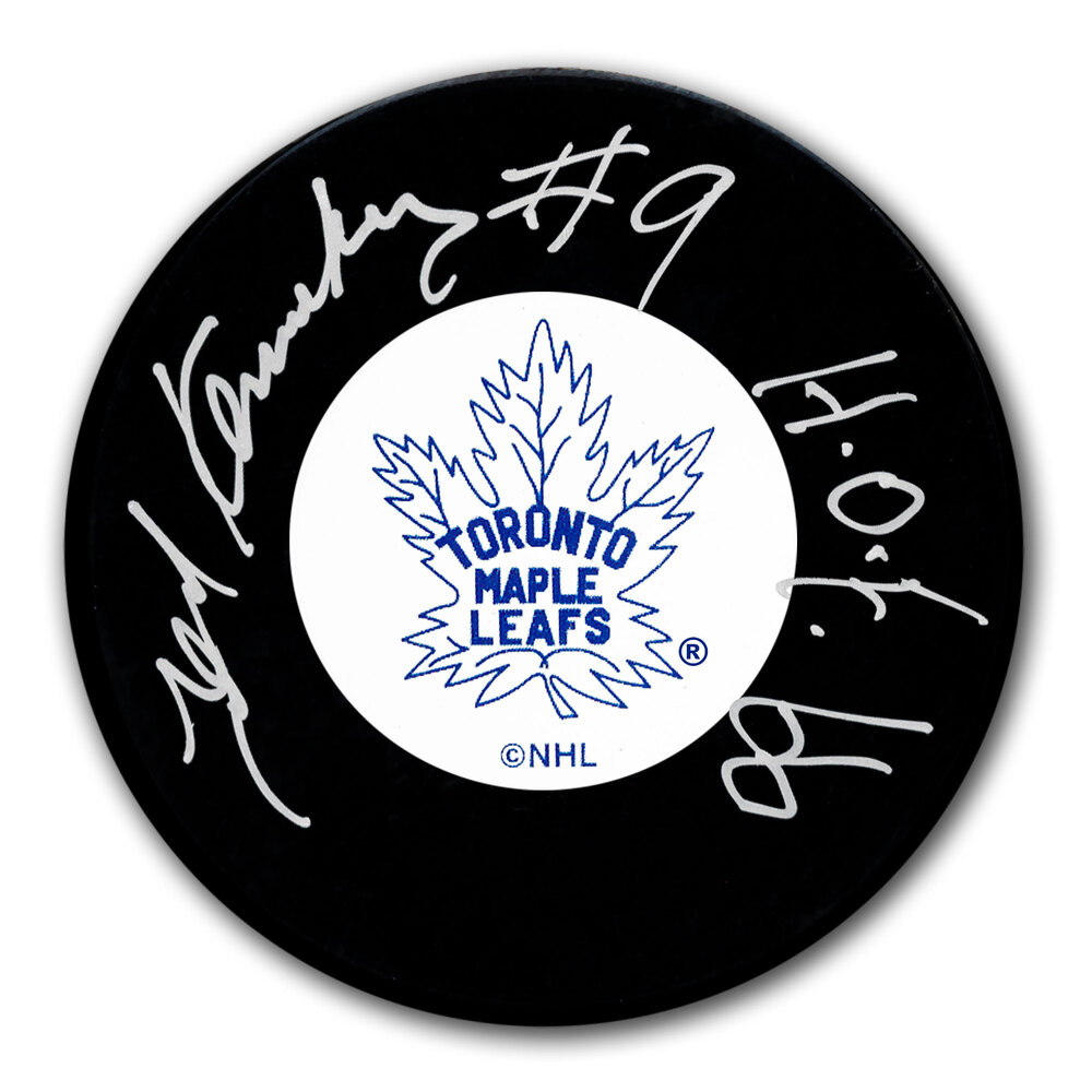 Ted Kennedy Toronto Maple Leafs HOF Autographed Puck