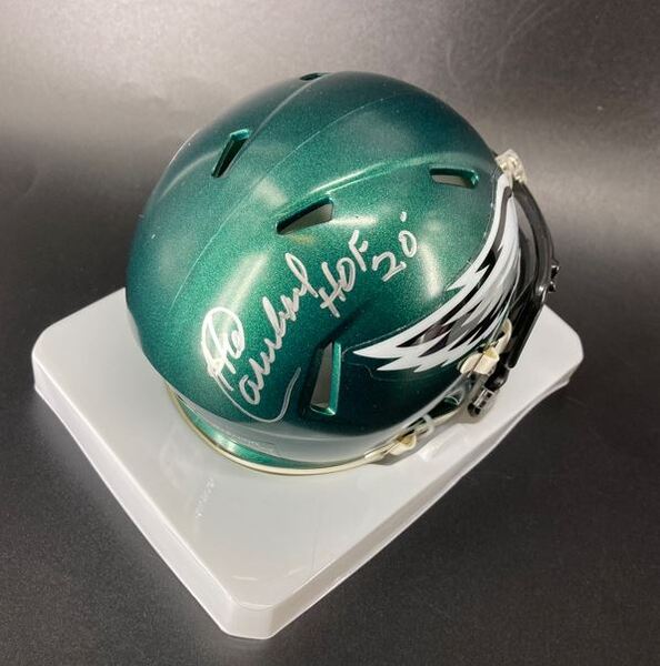 HOF - Eagles Harold Carmichael Signed Mini Helmet