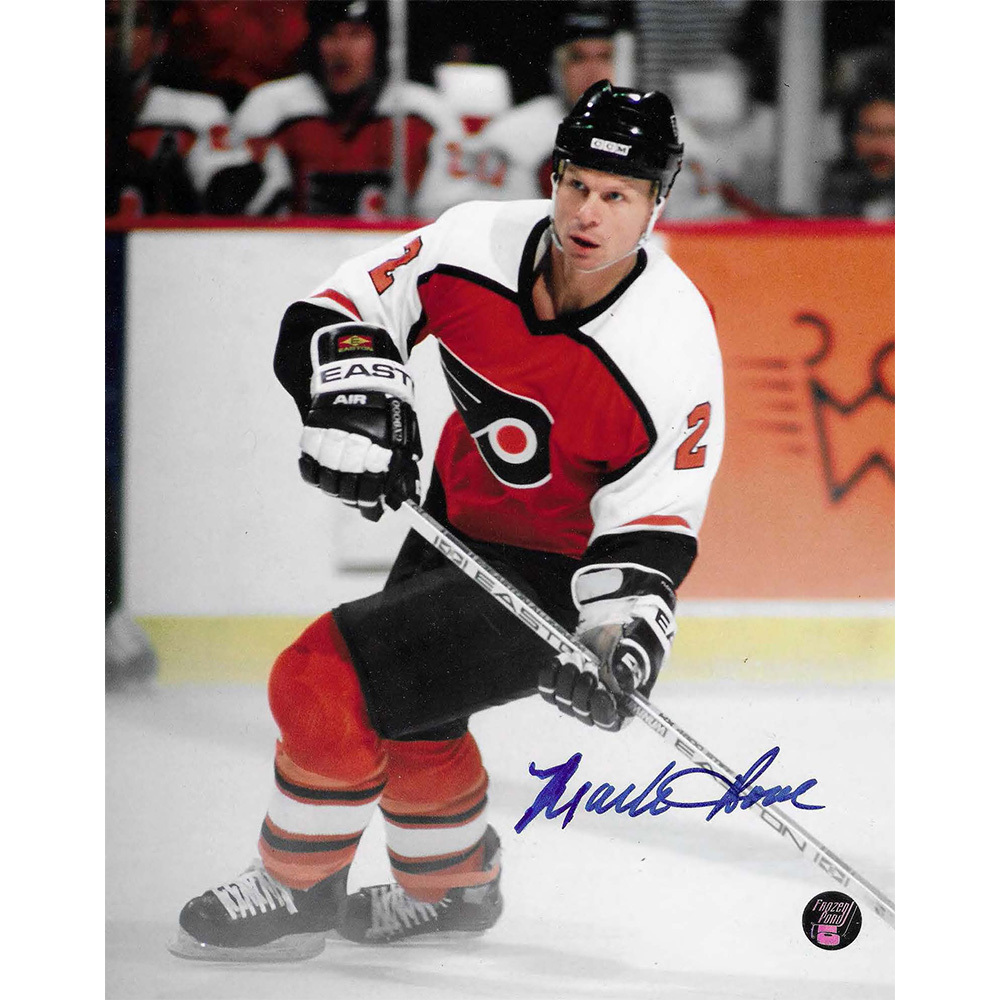 Mark Howe Autographed Philadelphia Flyers 8X10 Photo