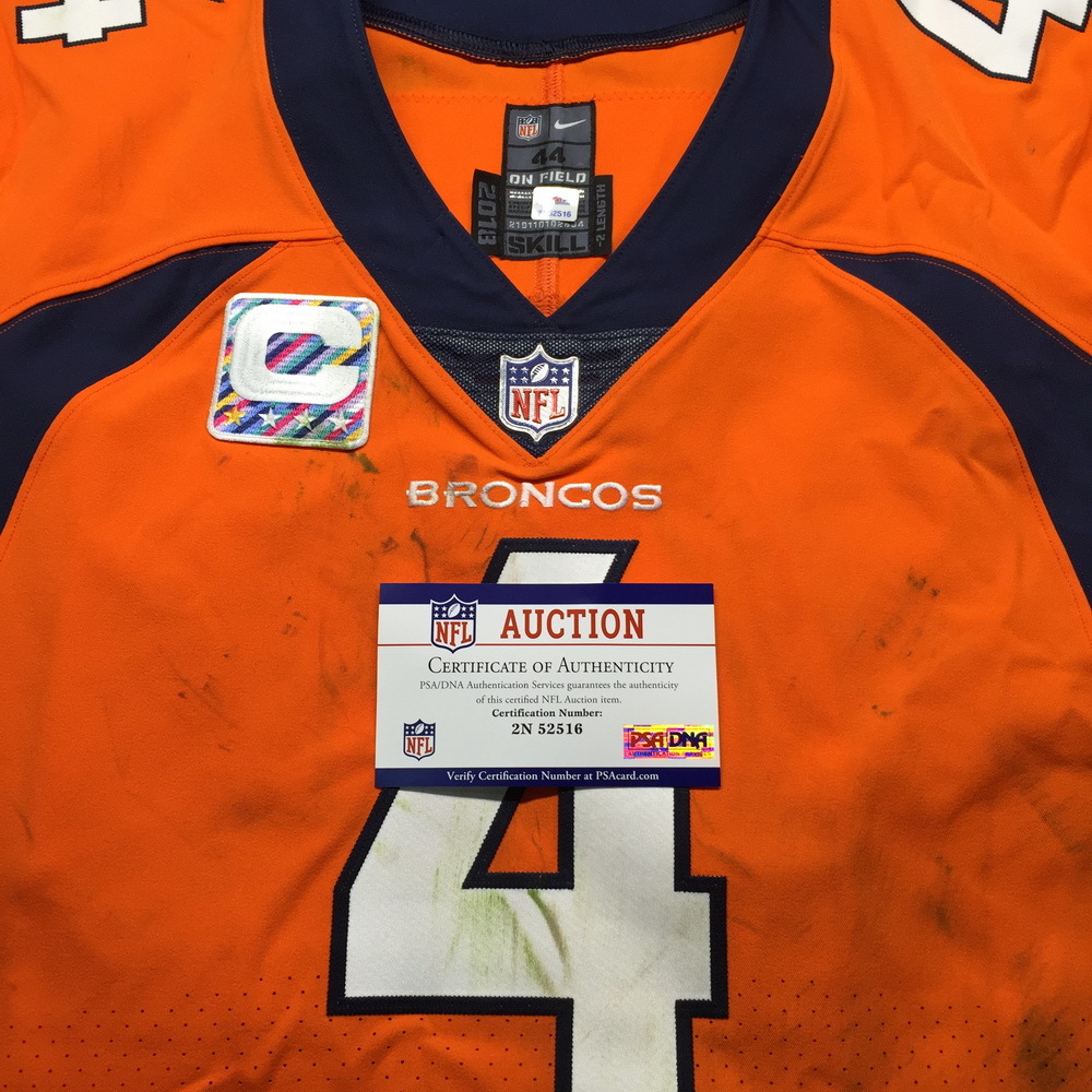 NFL Auction Crucial Catch Broncos Case Keenum Signed