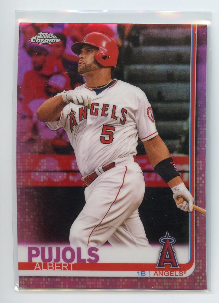 2019 Topps Chrome Pink Refractors #27 Albert Pujols