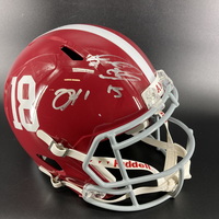 NFL - Alabama Replica Speed Helmet Signed by Jalen Hurts and Tua Tagovailoa