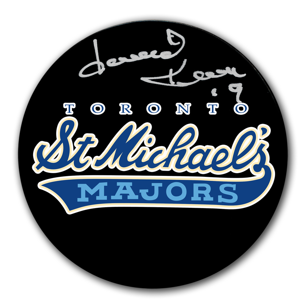 Dave Keon Toronto St. Michaels Majors Autographed Puck
