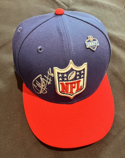 Colton Hood Autographed NFL Draft Hat