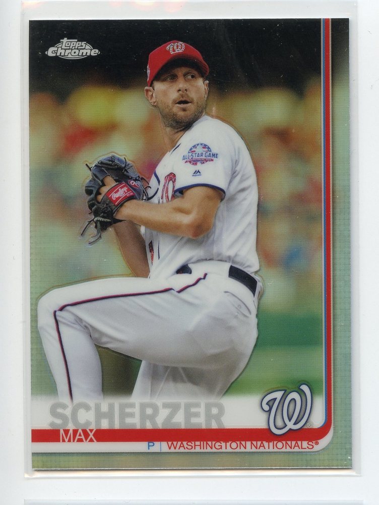 2019 Topps Chrome Refractors #140 Max Scherzer