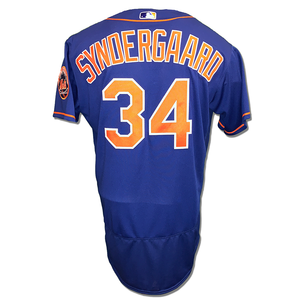Noah Syndergaard #34 - Team Issued Blue Alt. Home Jersey - 2020