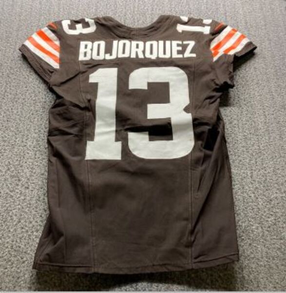 London Games - Browns Corey Bojorquez Game Worn Jersey (10/05/2025) Size...