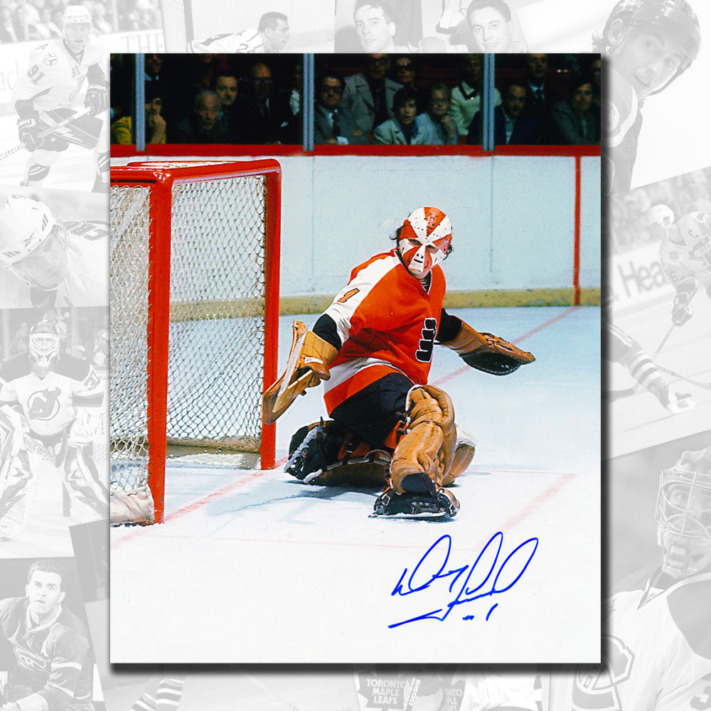 Doug Favell Philadelphia Flyers Starburst Autographed 8x10