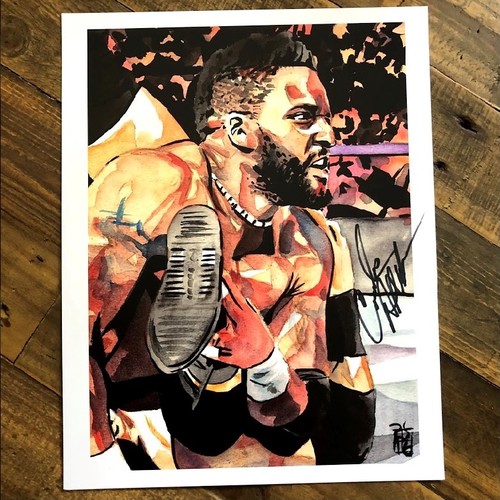 Cedric Alexander SIGNED 11 x 14 Rob Schamberger Print