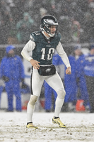 Red Cross - Eagles Braden Mann Signed Game Worn Jersey 1.19.25 Divisiona...