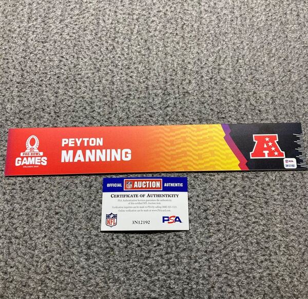 NFL - Colts Peyton Manning 2024 Pro Bowl Games Nameplate 1 of 1