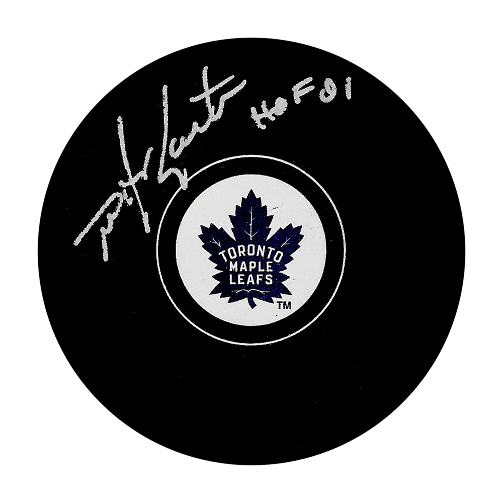 Mike Gartner Autographed Toronto Maple Leafs Puck